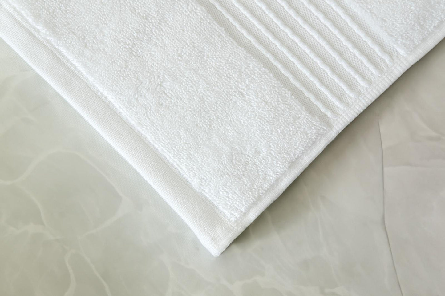 Milara Mila 6-Piece Luxury Towel Bundle – White & Silver Gray | Turkish Cotton