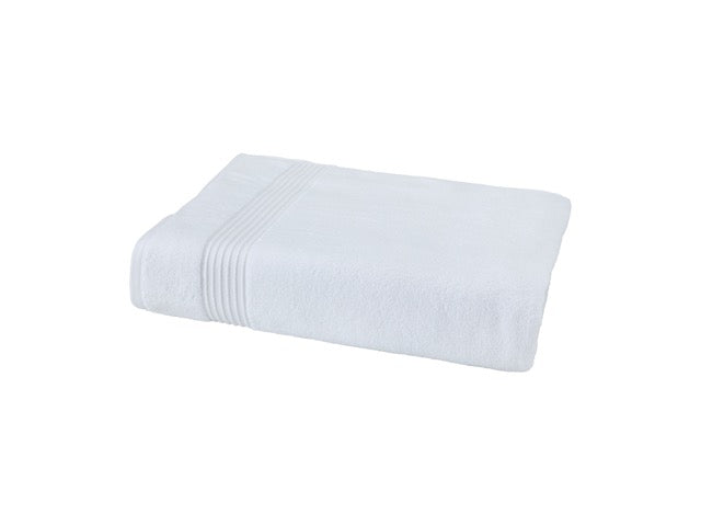 Eve - Oversized Cotton Bath Sheet, 1-piece, Turkish Combed Cotton (35" × 70", White)