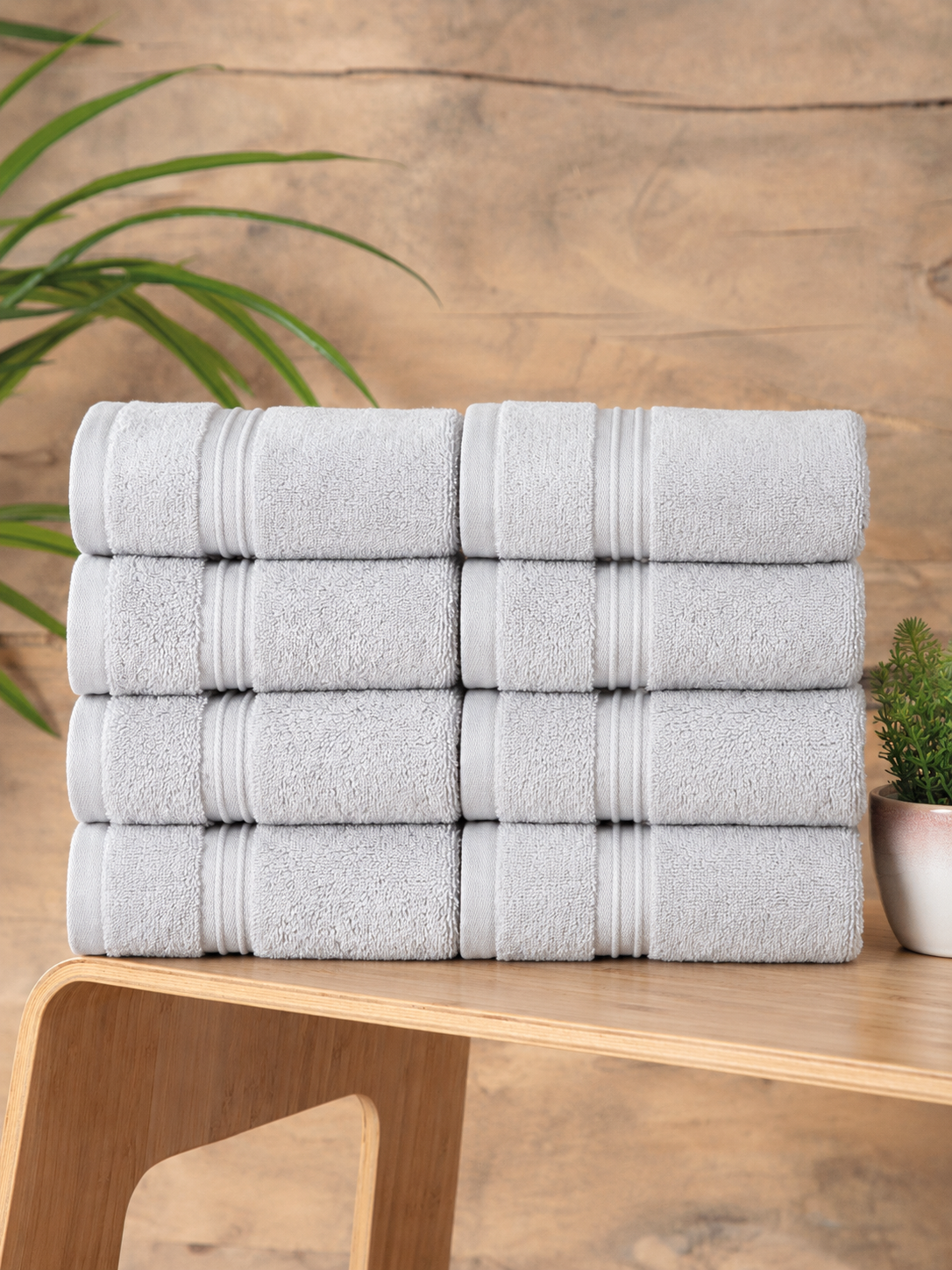 Super-Plush Turkish Cotton Wash Cloths Set of 8