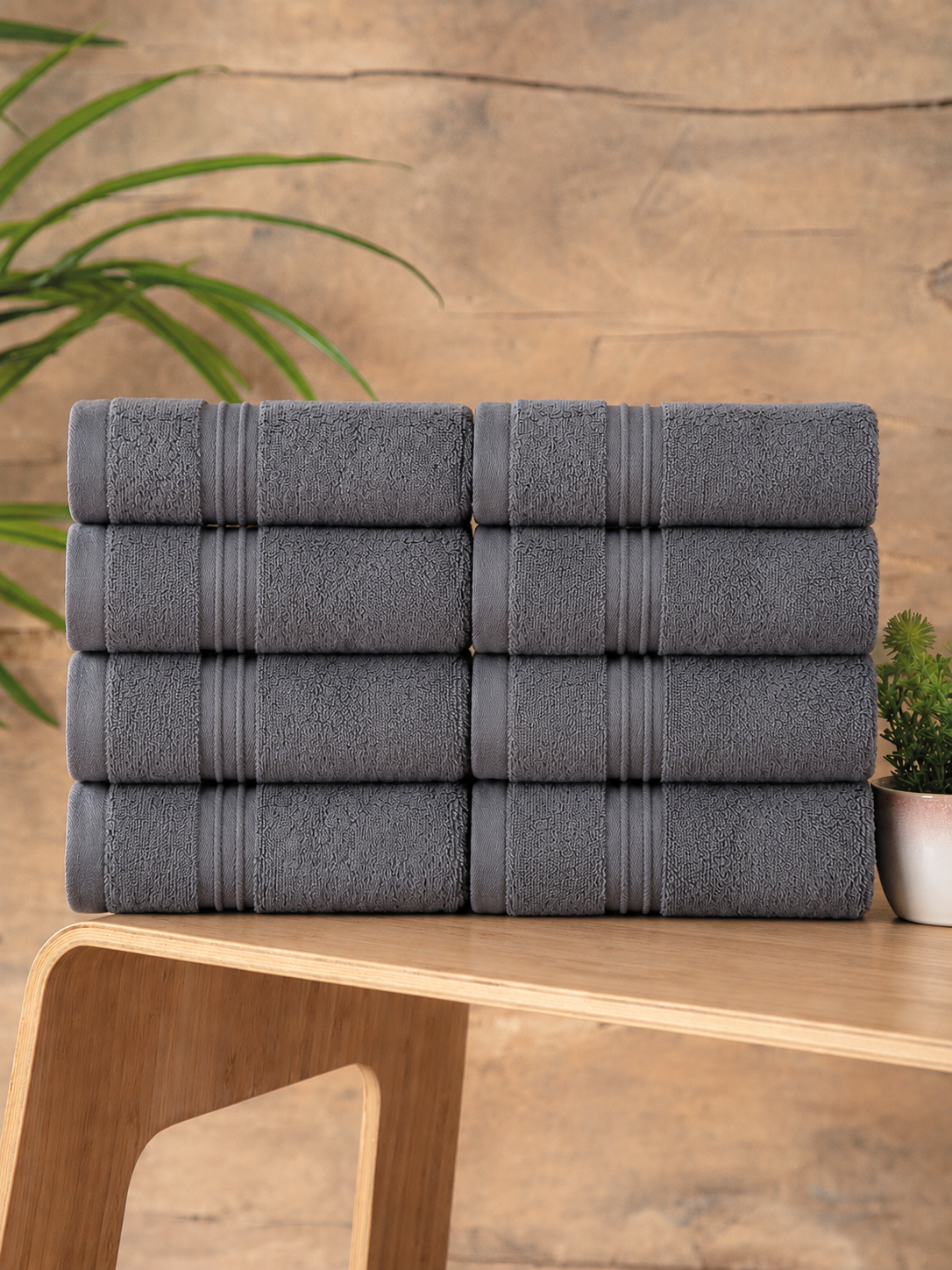 Super-Plush Turkish Cotton Wash Cloths Set of 8