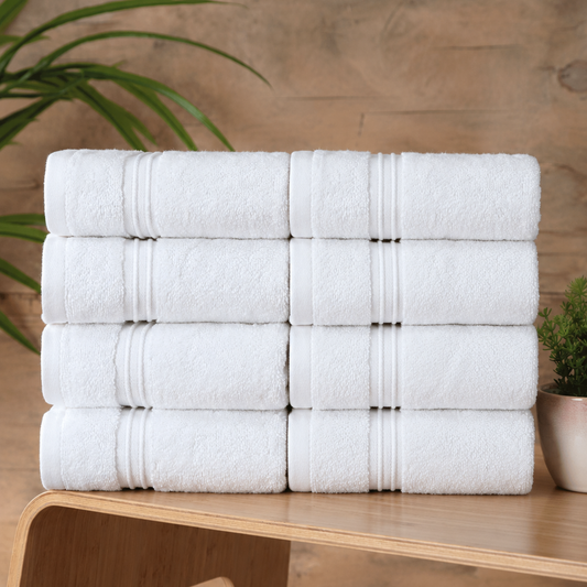 Super-Plush Turkish Cotton Wash Cloths Set of 8