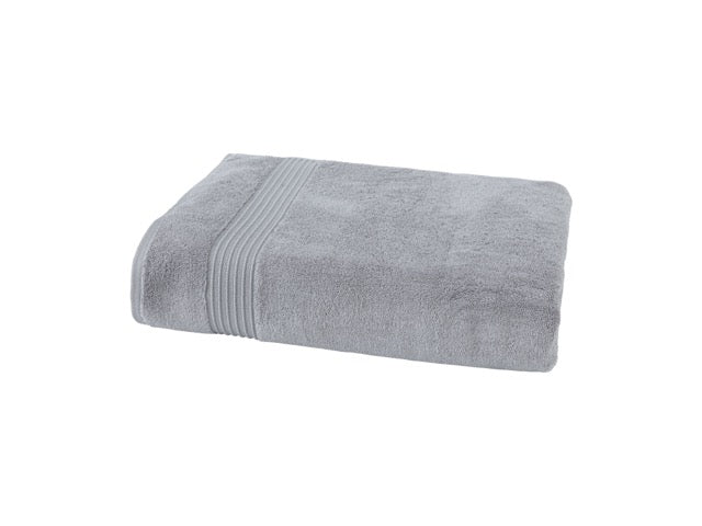 Eve - Oversized Cotton Bath Sheet, 1-piece, Turkish Combed Cotton (35" × 70", Silver Gray)