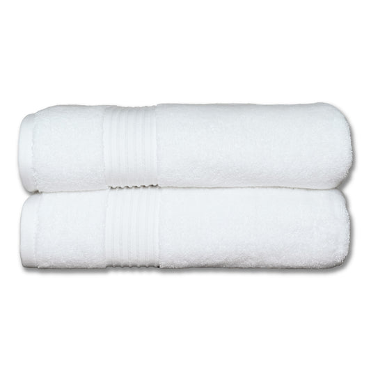 Super-Plush Turkish Cotton Bath Towels Set of 2