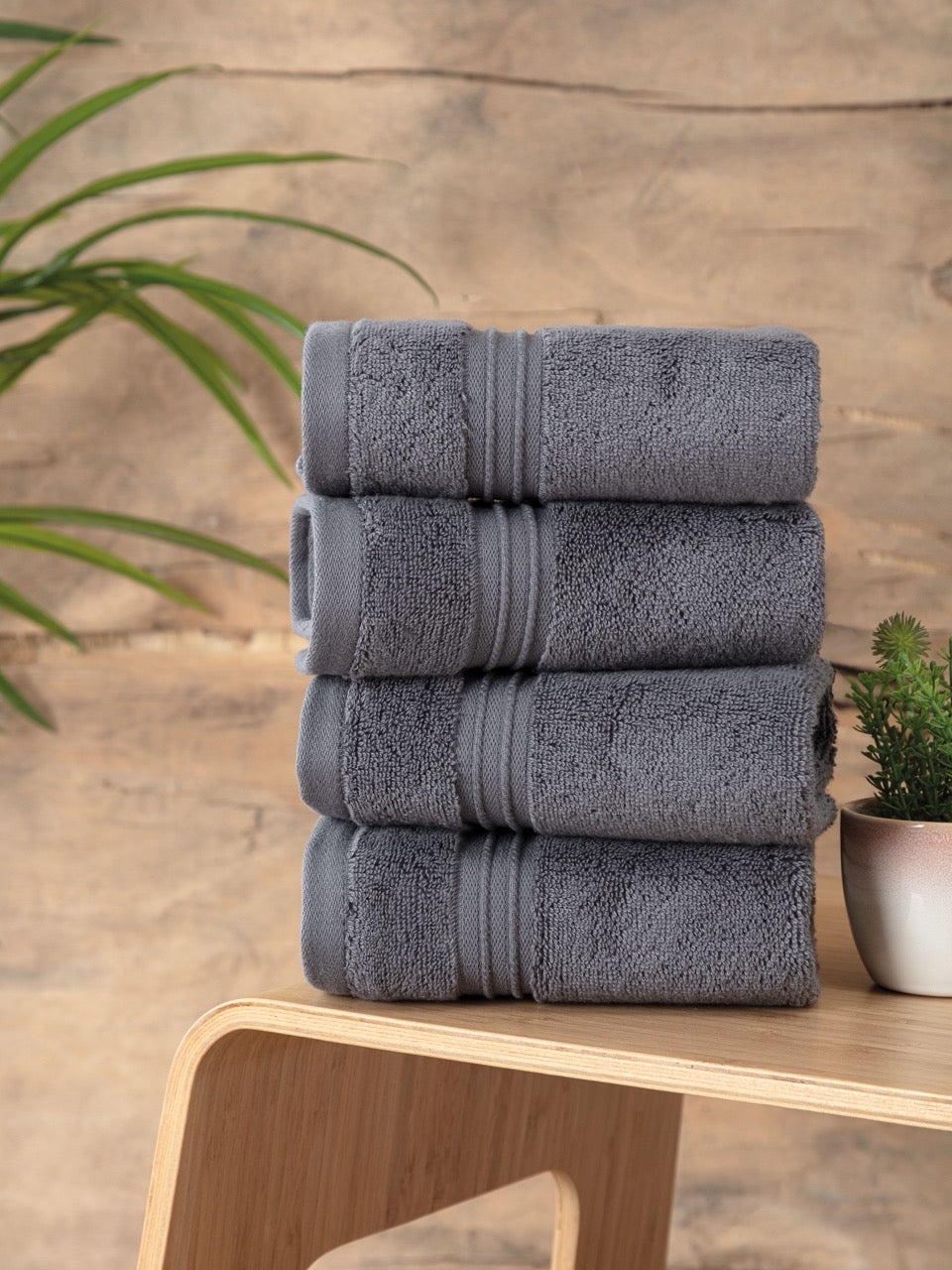 Super-Plush Turkish Cotton Wash Cloths Set of 4