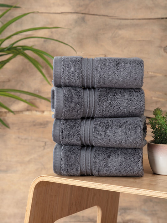 Super-Plush Turkish Cotton Wash Cloths Set of 4