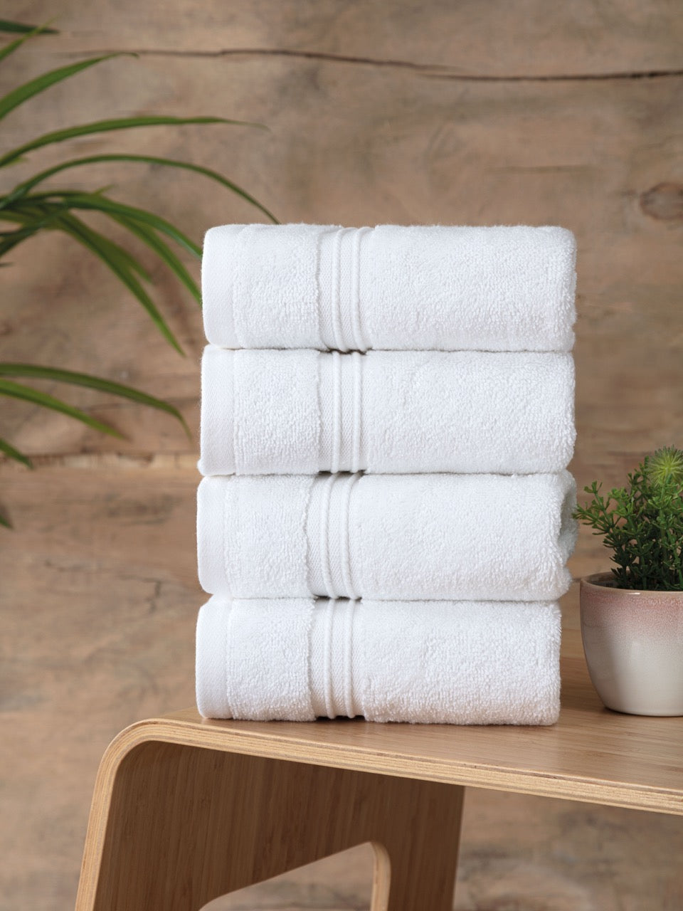 Super-Plush Turkish Cotton Wash Cloths Set of 4